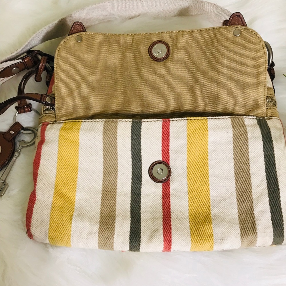 Fossil Crossbody Multiple Color Canvas Bags - image 3